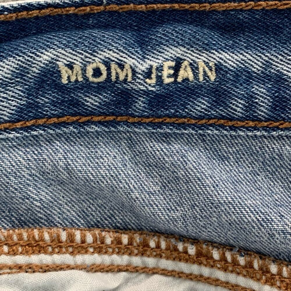 American Eagle Women's Ripped Mom Jean Distressed Jeans -  Size:  6 (Short) - Picture 12 of 15